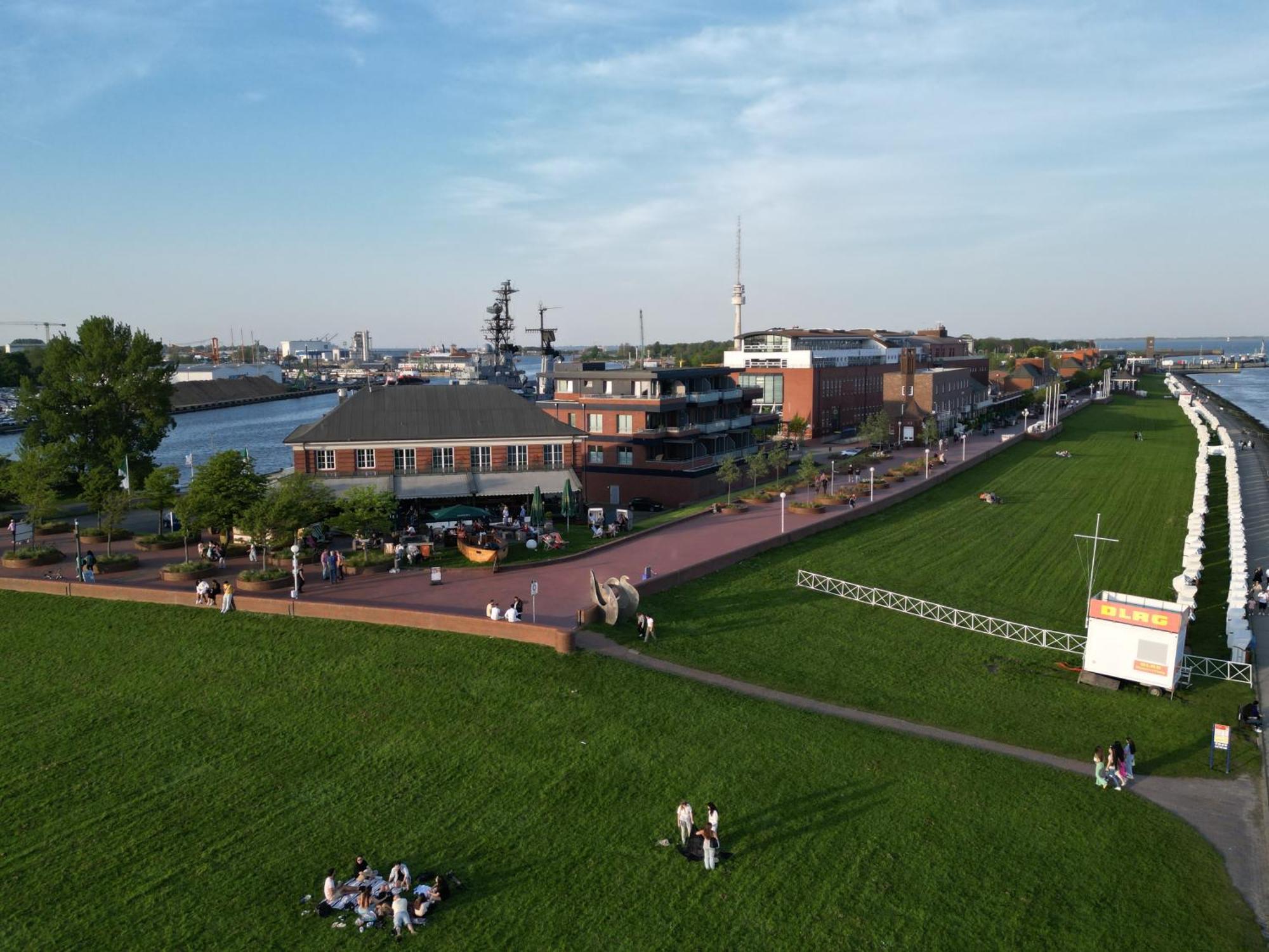 Strand-Apartment, Strandkorb, Meeresrauschen, Parkplatz Wilhelmshaven Ngoại thất bức ảnh