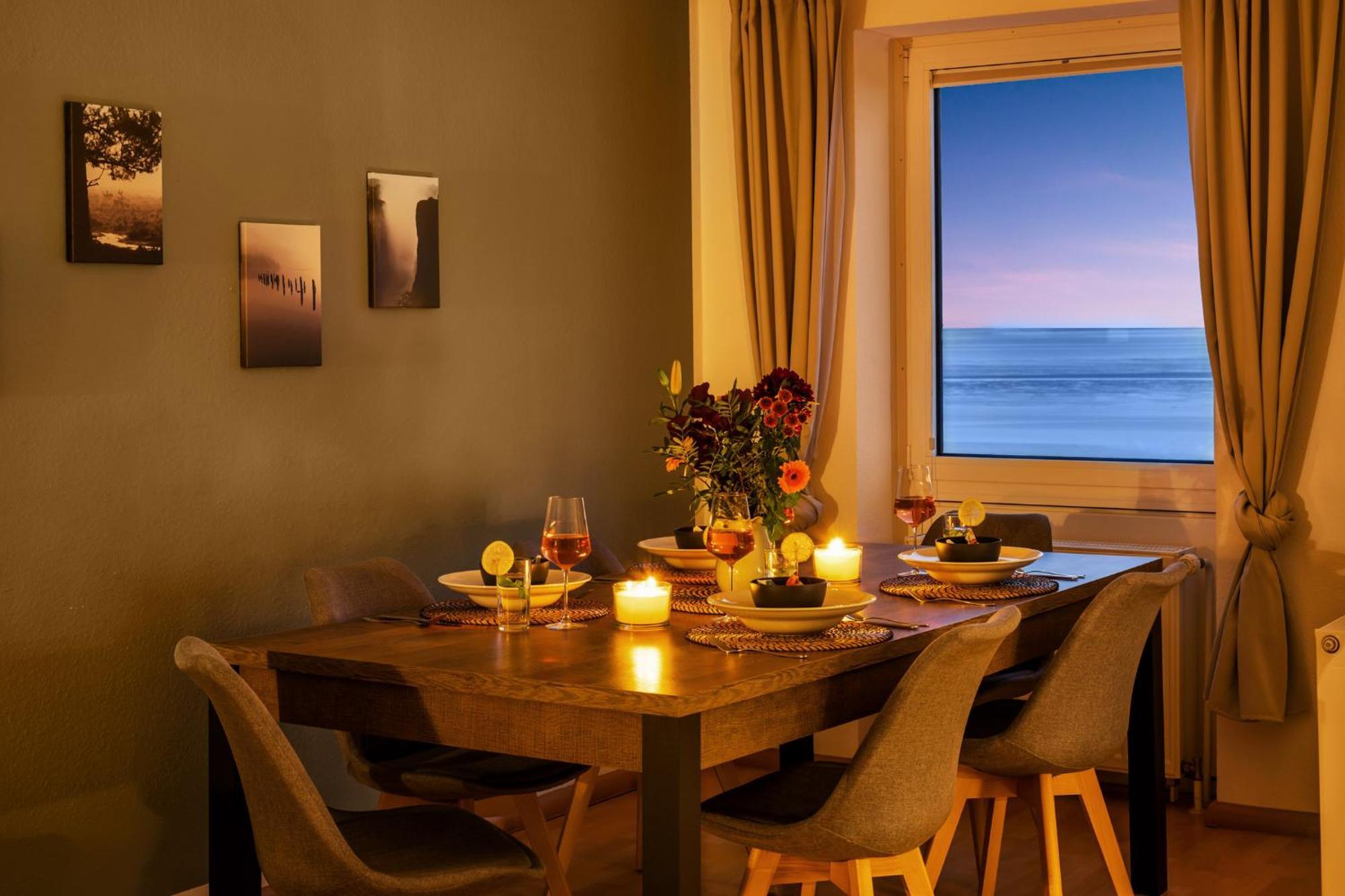 Strand-Apartment, Strandkorb, Meeresrauschen, Parkplatz Wilhelmshaven Ngoại thất bức ảnh