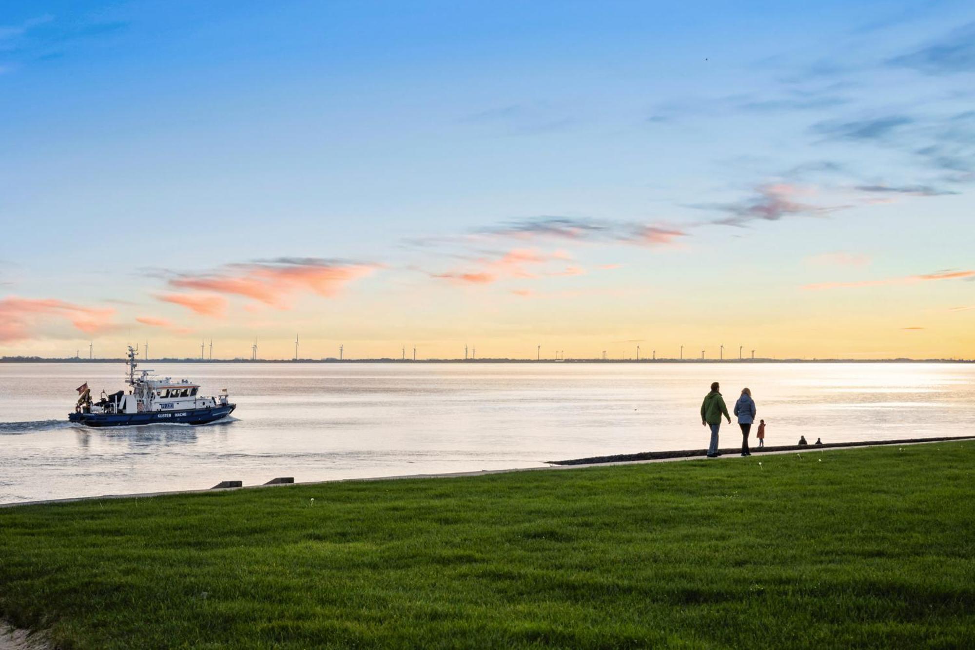 Strand-Apartment, Strandkorb, Meeresrauschen, Parkplatz Wilhelmshaven Ngoại thất bức ảnh