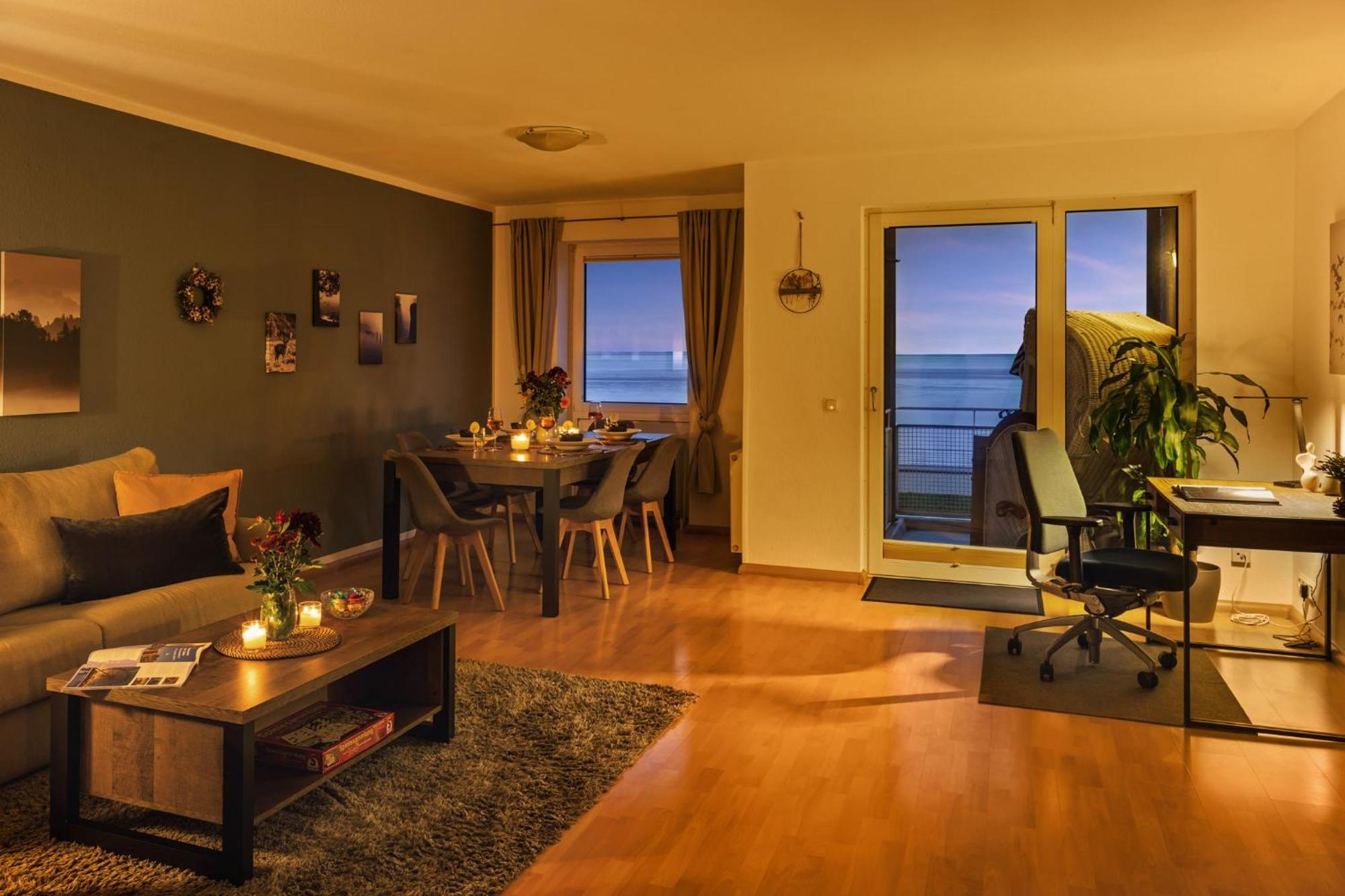 Strand-Apartment, Strandkorb, Meeresrauschen, Parkplatz Wilhelmshaven Ngoại thất bức ảnh